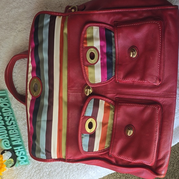 Coach Hamptons RARE Ex Lrg Bag with Anniversary Lining Creed 12980 - Picture 4 of 16